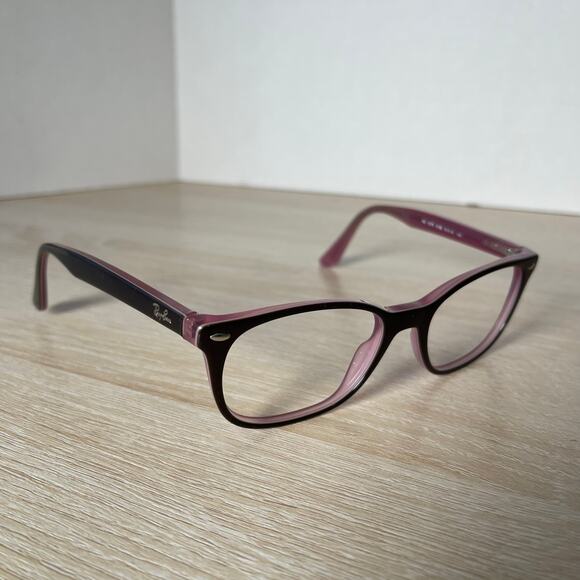 Ray-Ban RB5375 2126 Eyeglasses Brown Pink Frames Only READ 51-18-145 - Picture 1 of 10